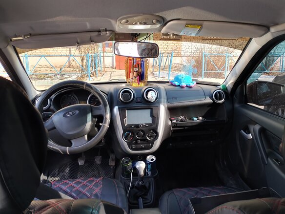 2015 Lada (ВАЗ) Granta I, пурпурный, 375000 рублей - вид 21