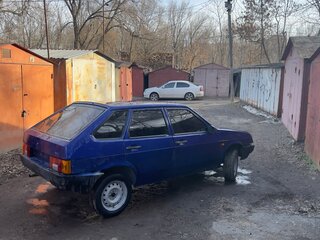 1998 Lada (ВАЗ) 2109, синий, 100000 рублей, вид 2