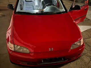1992 Honda Civic V, красный, 1500000 рублей, вид 5