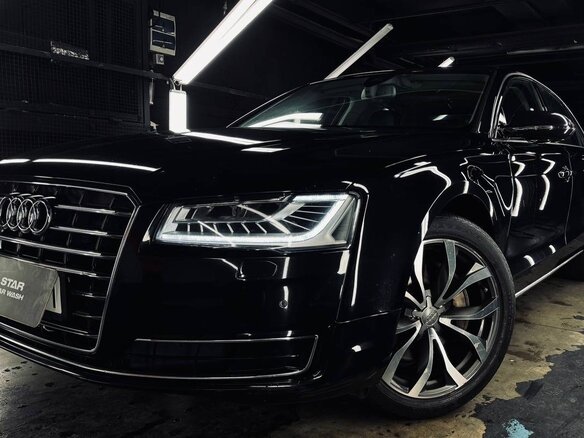 2014 Audi A8 Long III (D4) Рестайлинг, чёрный, 2562434 рублей - вид 30