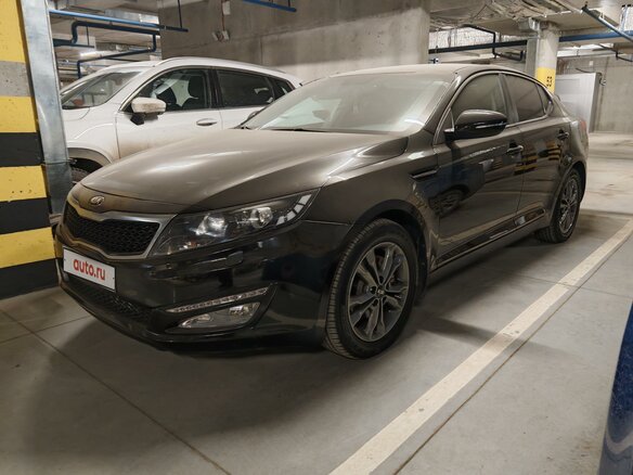 2013 Kia Optima III Рестайлинг, чёрный, 1460000 рублей