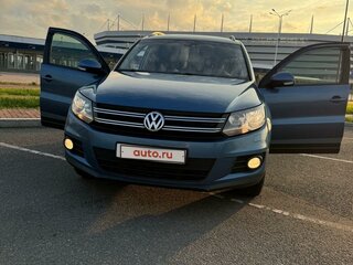 2013 Volkswagen Tiguan I Рестайлинг, синий, 1450000 рублей, вид 3