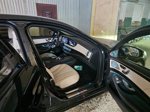 2019 Mercedes-Benz S-Класс 400 d Long VI (W222, C217) Рестайлинг, серый, 9800000 рублей - вид 5