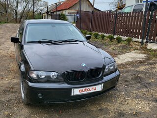 2002 BMW 3 серии 320i IV (E46) Рестайлинг, чёрный, 405000 рублей, вид 4