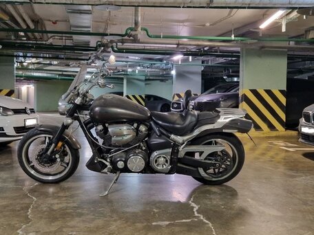 2002 Yamaha XV 1700 Warrior, чёрный, 690000 рублей, вид 3