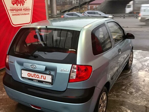 2010 Hyundai Getz I Рестайлинг, голубой - вид 4