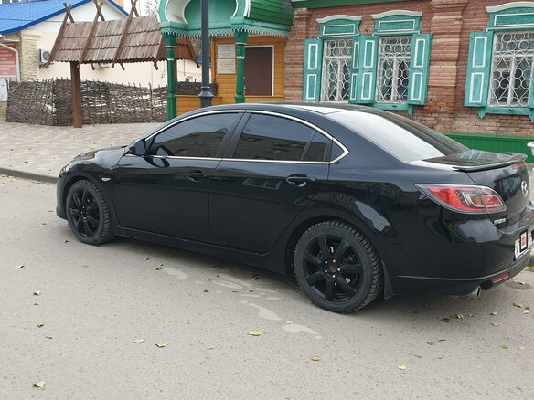 2008 Mazda 6 II (GH), чёрный, 1450000 рублей - вид 5