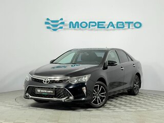 2017 Toyota Camry VII (XV50) Рестайлинг 2, чёрный, 2479000 рублей, вид 1