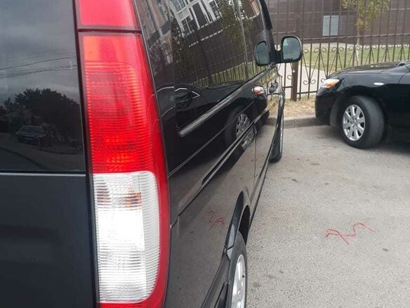 2007 Mercedes-Benz Vito 109 CDI L3 II (W639), чёрный - вид 3