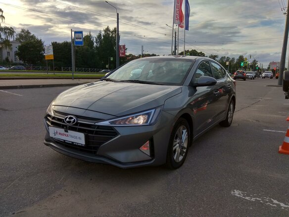 2019 Hyundai Elantra VI (AD) Рестайлинг, серый - вид 6