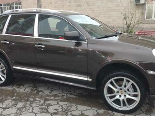 2008 Porsche Cayenne S I Рестайлинг (957), коричневый, 1700000 рублей, вид 3