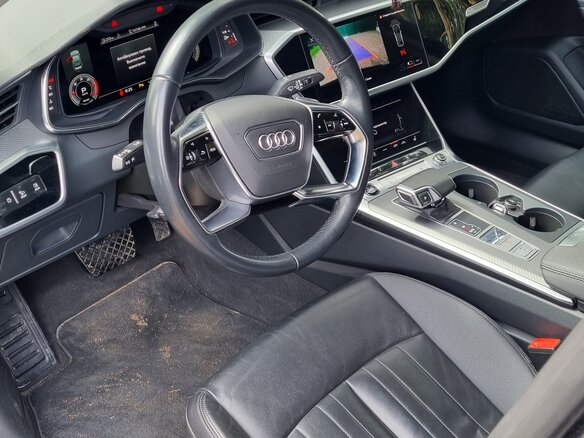 2021 Audi A6 40 TDI V (C8), чёрный, 3700000 рублей - вид 6