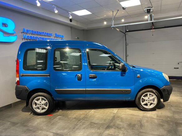 2003 Renault Kangoo I Рестайлинг, синий, 485000 рублей - вид 4