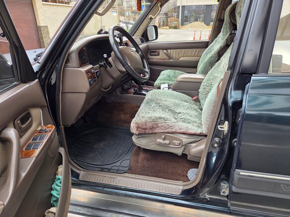 1996 Toyota Land Cruiser 80 Series Рестайлинг, зелёный, 1700000 рублей - вид 8