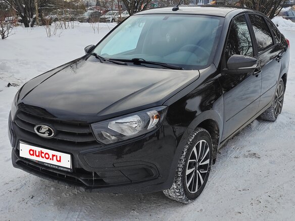2024 Lada (ВАЗ) Granta I Рестайлинг, чёрный, 1000000 рублей - вид 2