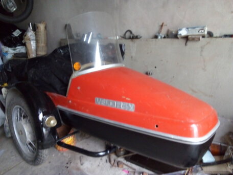 1973 Jawa 350/360, пурпурный, 100000 рублей, вид 3