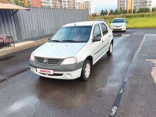 2008 Renault Logan I, серый, 160000 рублей, вид 1