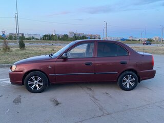 2006 Hyundai Accent ТагАЗ II, красный, 400000 рублей, вид 3