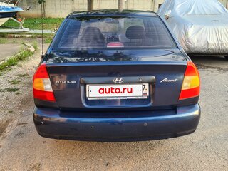2007 Hyundai Accent ТагАЗ II, синий, 370000 рублей, вид 5