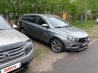 2020 Lada (ВАЗ) Vesta SW Cross I, серый, 1400000 рублей, вид 4