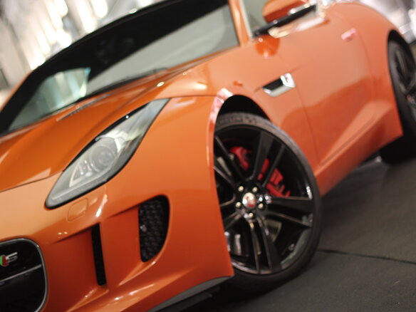 2014 Jaguar F-Type S I, оранжевый - вид 20