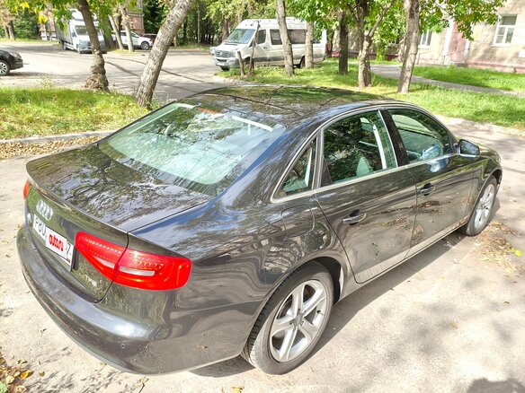 2013 Audi A4 IV (B8) Рестайлинг, чёрный, 1450000 рублей - вид 4