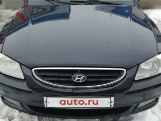 2011 Hyundai Accent ТагАЗ II, чёрный, 420000 рублей, вид 4