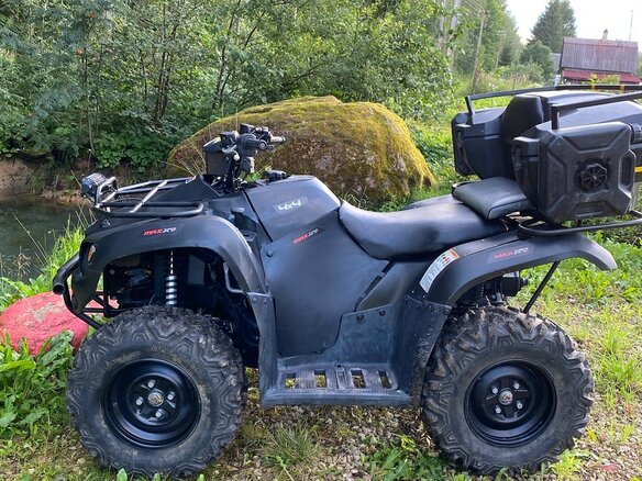 2012 Kymco MXU 450, чёрный, 350000 рублей - вид 7