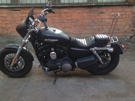 2013 Harley-Davidson XL1200, чёрный, 750000 рублей, вид 2