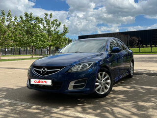 2011 Mazda 6 II (GH) Рестайлинг, синий, 850000 рублей, вид 3