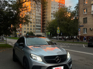 2015 Mercedes-Benz GLE Coupe 450 AMG I (C292), серебристый, 4000000 рублей, вид 3