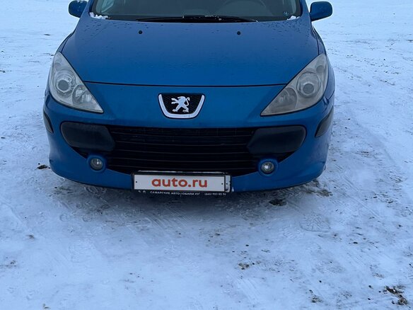 2007 Peugeot 307 I Рестайлинг, синий, 350000 рублей