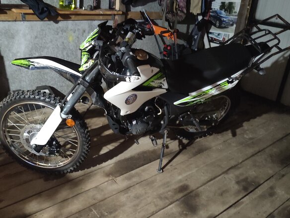 2021 Racer Enduro, зелёный, 110000 рублей