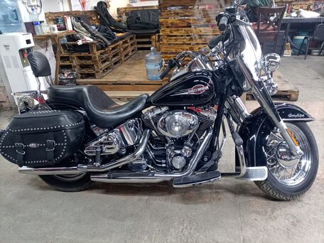 2005 Harley-Davidson Heritage, чёрный, 985000 рублей, вид 1