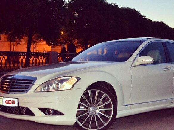 2007 Mercedes-Benz S-Класс 320 V (W221), белый, 2350000 рублей - вид 8