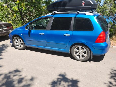 2006 Peugeot 307 I Рестайлинг, синий, 390000 рублей, вид 3