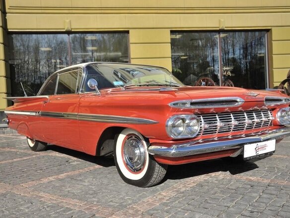 1959 Chevrolet Impala II, красный - вид 2