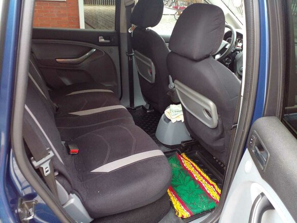 2008 Ford C-MAX I Рестайлинг, синий, 650000 рублей - вид 4