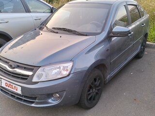 2014 Lada (ВАЗ) Granta I, серый, 600000 рублей, вид 1