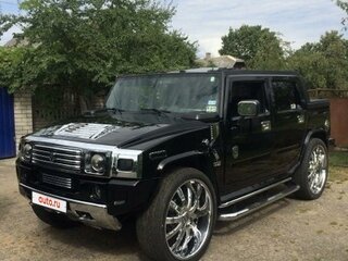 2005 Hummer H2 I, чёрный, 3460105 рублей, вид 1