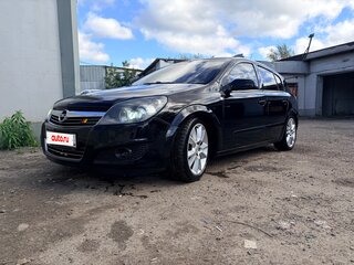 2008 Opel Astra H Рестайлинг, чёрный, 370000 рублей, вид 2