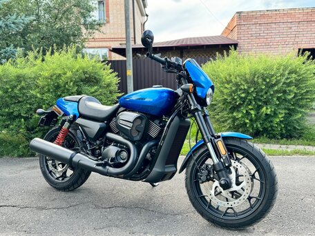 2018 Harley-Davidson Street Rod, синий, 685000 рублей, вид 3