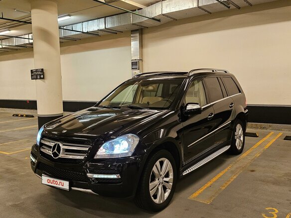 2010 Mercedes-Benz GL-Класс 500 I (X164) Рестайлинг, чёрный, 2100000 рублей