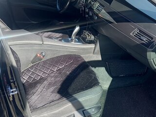 2007 BMW 5 серии 520i V (E60/E61) Рестайлинг, чёрный, 1250000 рублей, вид 5