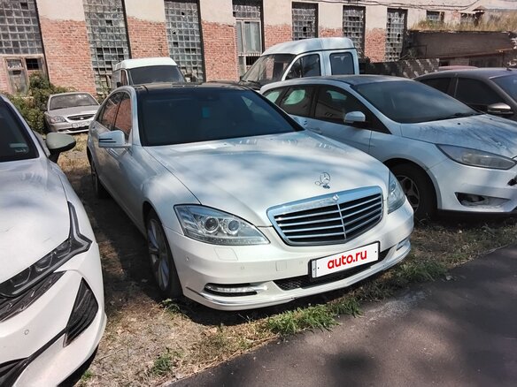 2010 Mercedes-Benz S-Класс 350 V (W221) Рестайлинг, белый, 1176000 рублей - вид 2