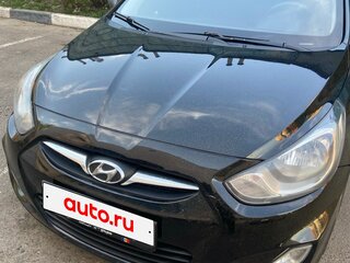 2011 Hyundai Solaris I, чёрный, 920000 рублей, вид 4
