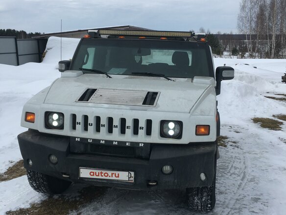 2008 Hummer H2 I Рестайлинг, белый, 3000000 рублей - вид 9