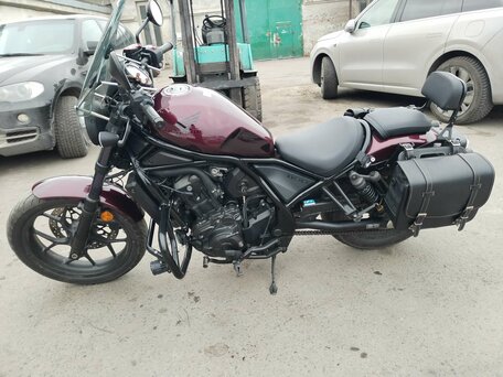 2021 Honda CMX 1100 Rebel, пурпурный, 1180000 рублей, вид 4