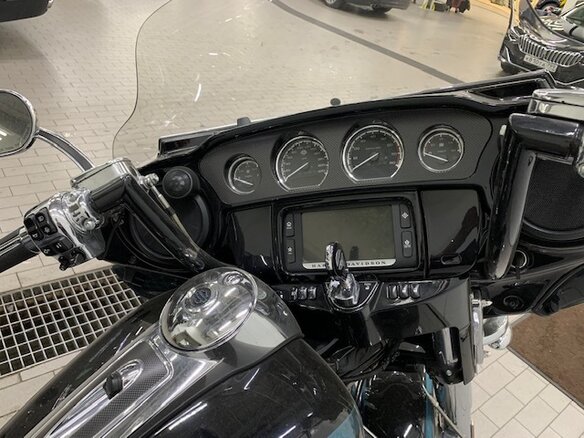 2015 Harley-Davidson Electra Glide, синий - вид 3