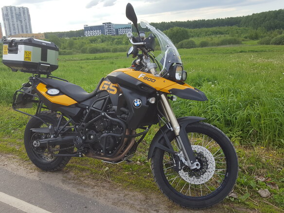 2008 BMW F 800 GS, жёлтый